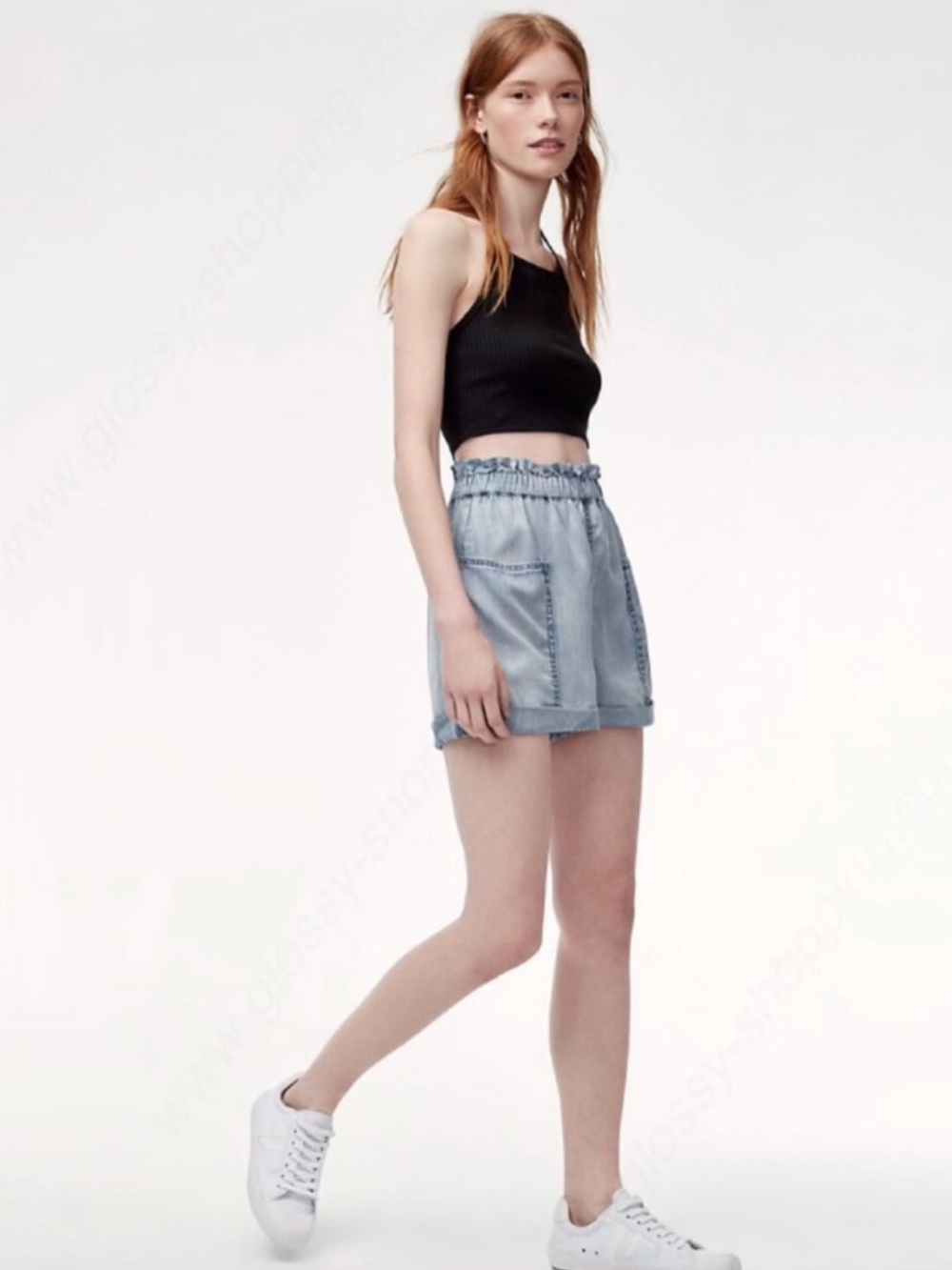 Aritzia Wilfred Free High Waist Jessica Short